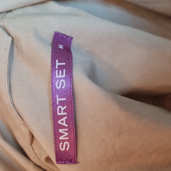 Smart Set Vintage Y2K Lightweight Double Breast Hop Length Trench/Rain Coat - Picture 11 of 12